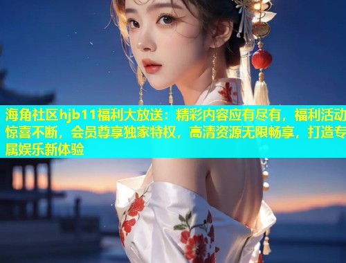 海角社区hjb11福利大放送：精彩内容应有尽有，福利活动惊喜不断，会员尊享独家特权，高清资源无限畅享，打造专属娱乐新体验  第1张